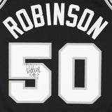 FRMD David Robinson Spurs Signed Black Mitchell & Ness 1998-99 Authentic Jersey