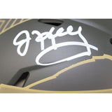 Jim Kelly Autographed Buffalo Bills 25 STS Mini Helmet Beckett Witness 54069