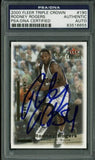 Suns Rodney Rogers Authentic Signed Card 2000 Fleer #190 PSA/DNA Slabbed