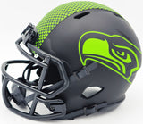 BYRON MURPHY II AUTOGRAPHED SEAHAWKS ECLIPSE BLACK MINI HELMET MCS 235601