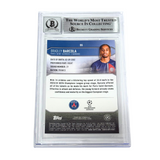 Bradley Barcola Signed 2023-24 Topps Stadium Club Chrome /175 - BGS 10 Autograph