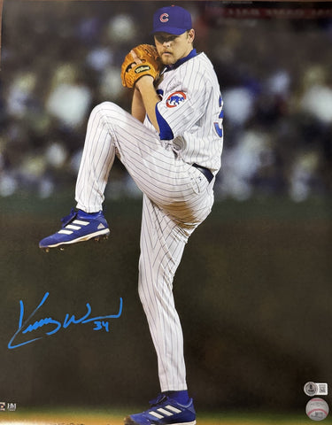 Cubs Rookie of the Year Pitcher KERRY WOOD Signed 16x20 AUTO Photo #4 AUTO - BAS