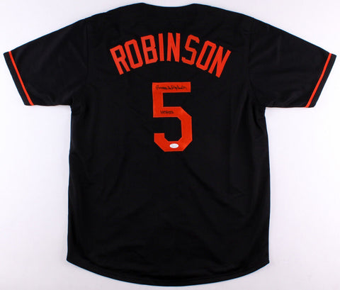 Brooks Robinson Signed Baltimore Orioles Jersey Inscribed "HOF 83" (JSA COA) 3 B