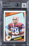 Commanders Darrell Green HOF 08 Signed 1984 Topps #380 Card Auto 10! BAS Slabbed