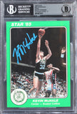 Celtics Kevin McHale Signed 1985 Star #98G 5x7 Card Auto Graded 10! BAS Slabbed