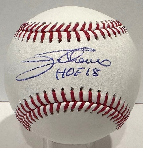 Indians Hall of Famer JIM THOME Signed Official MLB Baseball AUTO w/ HOF - BAS