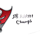 Ronde Barber Signed Tampa Bay Buccaneers White Logo Football BAS 42546