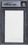 Orioles Brooks Robinson Authentic Signed 3x5 Index Card Autographed BAS Slabbed