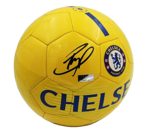 Christian Pulisic Signed Chelsea Football Club Nike Yellow Soccer Ball