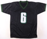 DeVonta Smith Signed Philadelphia Eagles Black Jersey (Beckett) 2020 Heisman W.R