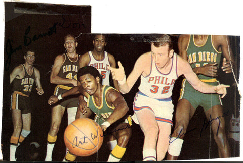 Hayes, Williams & Barnett Autographed Magazine Page Photo Beckett COA 124727