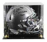 OSU Jack Sawyer "2024 National Champs" Signed F/S Speed Rep Helmet W/ Case BAS W