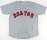 Fred Lynn Signed 1975 Boston Red Sox Jersey (JSA COA) 75 A L Rookie of the Year