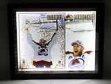 Gabe Landeskog Autographed 16x20 Lifting SC Photo Lighted Shadowbox JSA COA