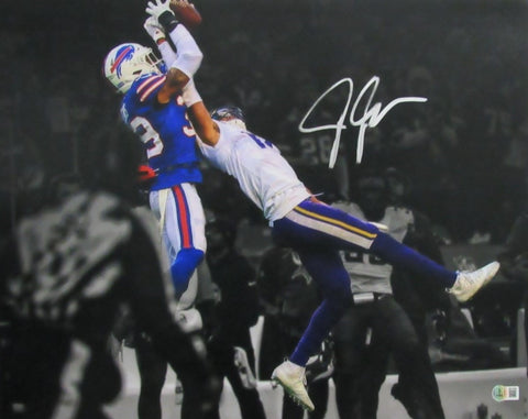 Justin Jefferson Signed/Autographed 16x20 Photo Minnesota Vikings Beckett 200032