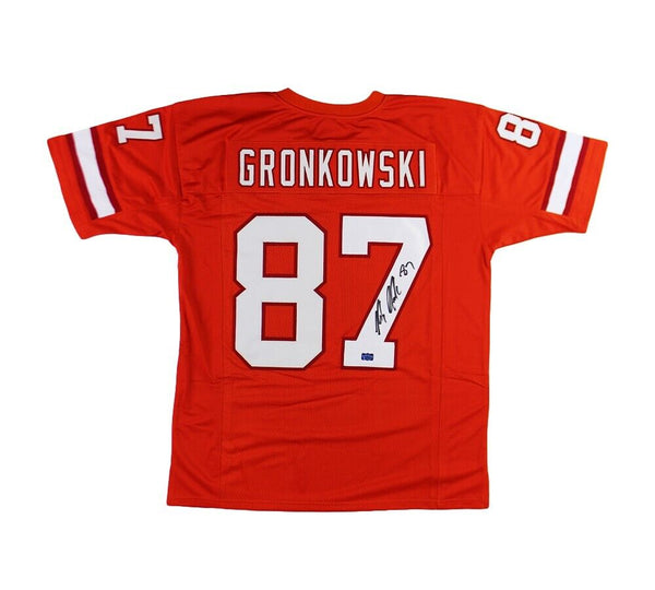 Rob Gronkowski Signed Tampa Bay Custom Throwback Creamsicle Jersey
