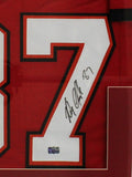 Rob Gronkowski Signed Tampa Bay Buccaneers Framed Red NFL Jersey