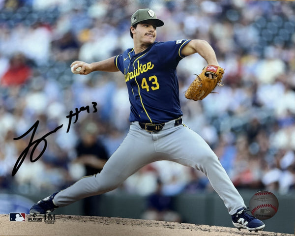 LOGAN HENDERSON Signed 8x10 Photo #3 - Milwaukee Brewers MLB - AUTO