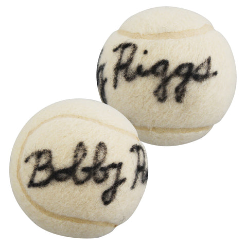 Bobby Riggs Authentic Signed Slazenger Tennis Ball Autographed BAS #AE64049
