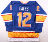 Adam Oates Signed St. Louis Blues Jersey Inscribed "HOF 12" (JSA) 5xAll Star