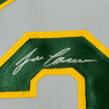 FRAMED Signed JOSE CANSECO 35x39 Oakland Grey Jersey JSA COA Auto