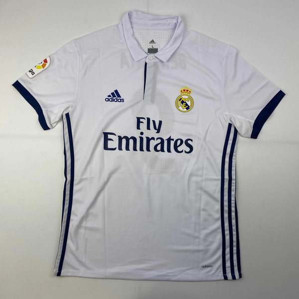Karim Benzema Autographed Signed Real Madrid Polo Jersey Size Xl Autograph (A) Beckett Beckett Karim Benzema Autographed Signed Real Madrid Polo Jersey Size Xl Autograph (A) Beckett Beckett