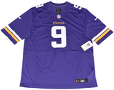 JJ McCARTHY AUTOGRAPHED MINNESOTA VIKINGS #9 PURPLE NIKE JERSEY BECKETT