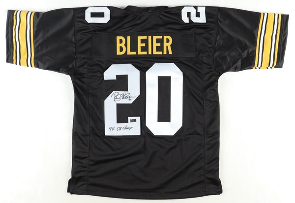Rocky Bleier Signed Pittsburgh Steelers Jersey Inscribed "4xS.B Champs" (TSE) RB