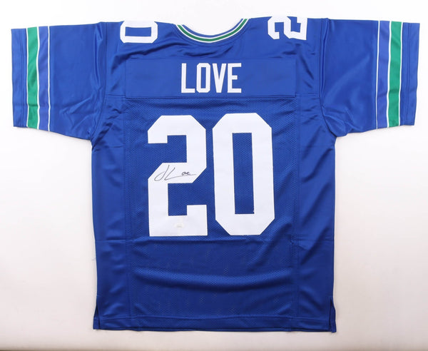 Julian Love Signed Seattle Seahawks Jersey (JSA COA) 2019 4th Rnd Pck Notre Dame