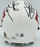 John David Crow & Johnny Manziel Autographed Texas A&M Mini Helmet Beckett