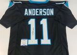 Robby Anderson Signed Carolina Panthers Jersey (Beckett COA) Former N Y Jets WR