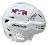 Mika Zibanejad Signed New York Rangers Full Size Authentic Bauer Helmet JSA