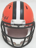 HANFORD DIXON & MINNIFIELD AUTOGRAPHED BROWNS MINI HELMET DAWG POUND BECKETT