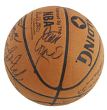 1984-85 Bulls (13) Jordan, Woolridge Signed Spalding Basketball PSA & JSA LOAs