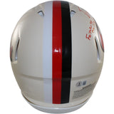 George Kittle Signed San Francisco 49ers Pro Retro Helmet Bay Faithful BAS 55472
