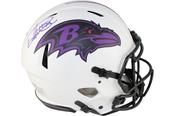 Derrick Henry Autographed Baltimore Ravens Authentic Lunar Helmet Beckett 52734