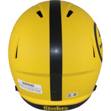 Troy Polamalu Autographed Pittsburgh Steelers Rave F/S Helmet Beckett 50276