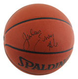 76ers Julius Erving Signed Spalding Official NBA Game Basketball BAS #BU55114