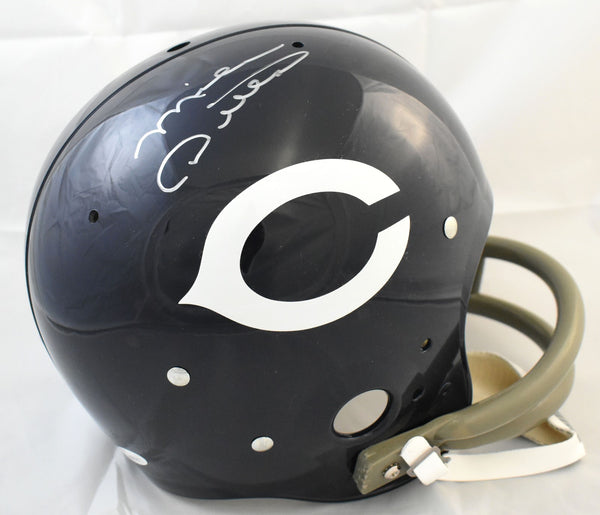 Mike Ditka Autographed Chicago Bears F/S TK Suspension Helmet - JSA W *Silver