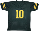 PACKERS JORDAN LOVE AUTOGRAPHED THROWBACK GREEN JERSEY BECKETT WITNESS 239856