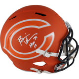 Brian Urlacher Autographed/Signed Chicago Bears F/S AMP Helmet HOF Beckett 49245