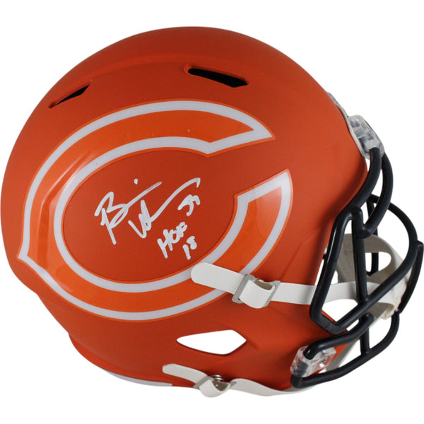 Brian Urlacher Autographed/Signed Chicago Bears F/S AMP Helmet HOF Beckett 49245