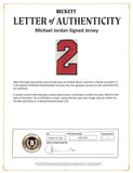 Bulls Michael Jordan Authentic Signed White Nike Size 50 Jersey BAS #AG010203