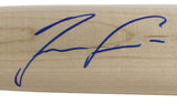 Braves Ronald Acuna Jr. Authentic Signed Blonde Louisville Slugger Bat BAS Wit