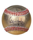 Aaron Judge Autographed ROMLB Gold Baseball New York Yankees Fanatics 41127