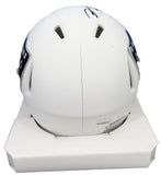 Maxx Crosby Signed/Auto Raiders White ICE Alternative Mini Helmet JSA 200942