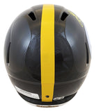 Steelers Jack Sawyer Signed Full Size Speed Rep Helmet W/ Case BAS Witnessed