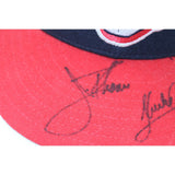 Jim Thome Sandy Alomar Autographed Cleveland Indians 7 3/8 Hat Beckett 54991