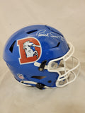 PATRICK SURTAIN II SIGNED DENVER BRONCOS THROWBACK SPEEDFLEX HELMET BECKETT QR