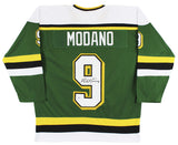 Mike Modano Authentic Signed Green Pro Style Jersey Autographed BAS Witnessed